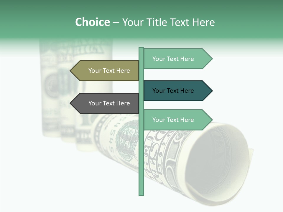 Currency Price Pen PowerPoint Template