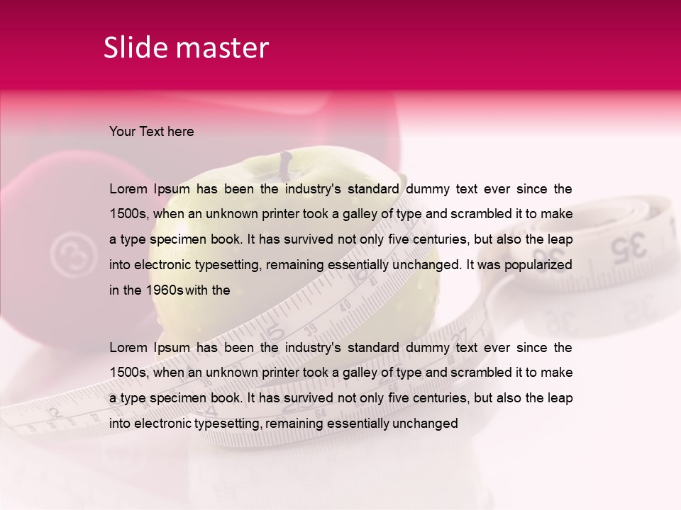 Toning Working Out Exercise PowerPoint Template