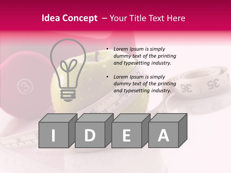 Toning Working Out Exercise PowerPoint Template