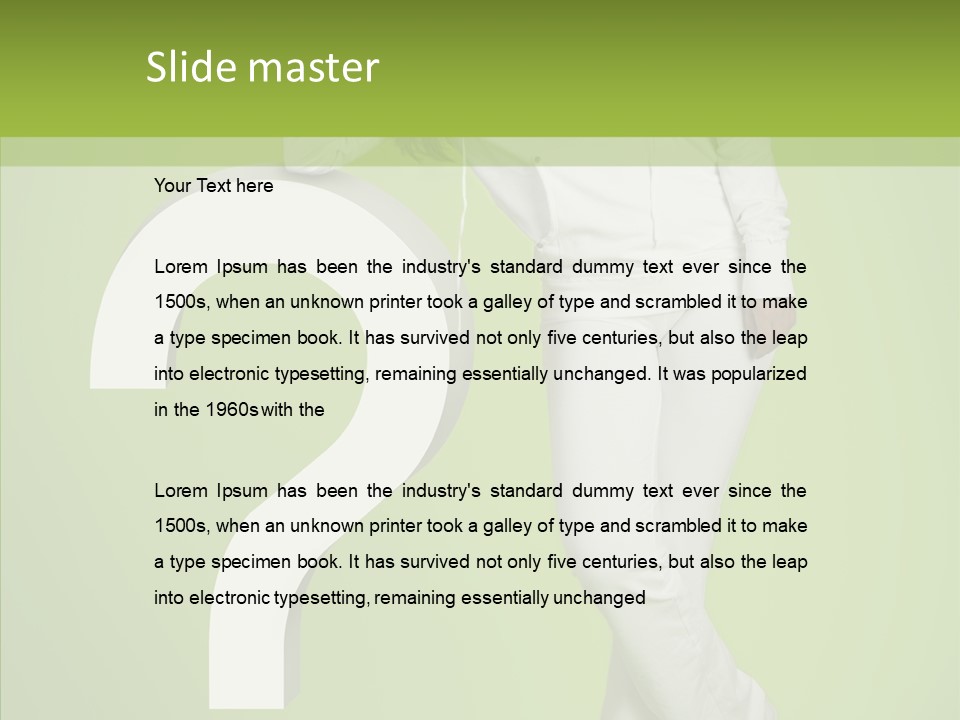 Beautiful Query Support PowerPoint Template