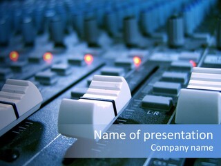 Country Recording Music PowerPoint Template