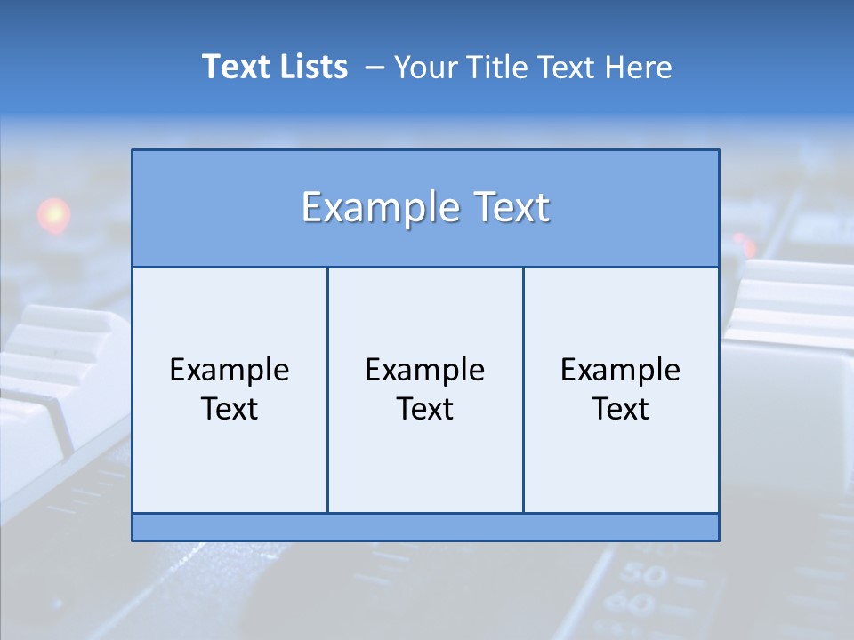 Country Recording Music PowerPoint Template