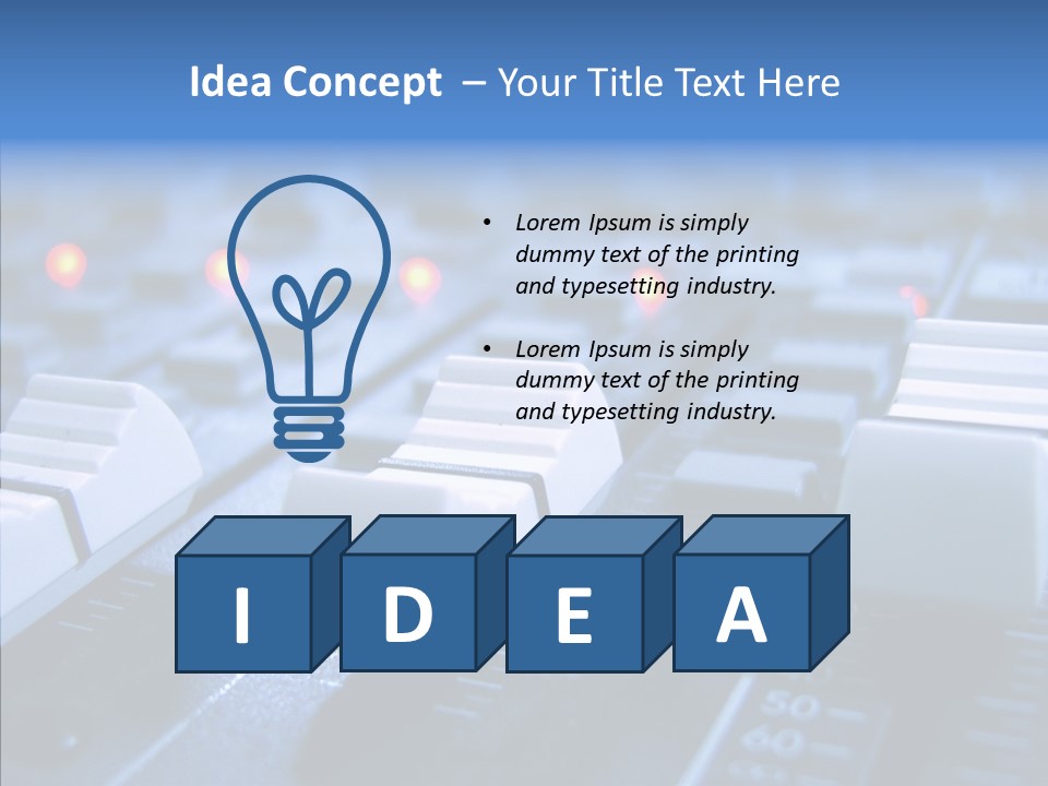 Country Recording Music PowerPoint Template