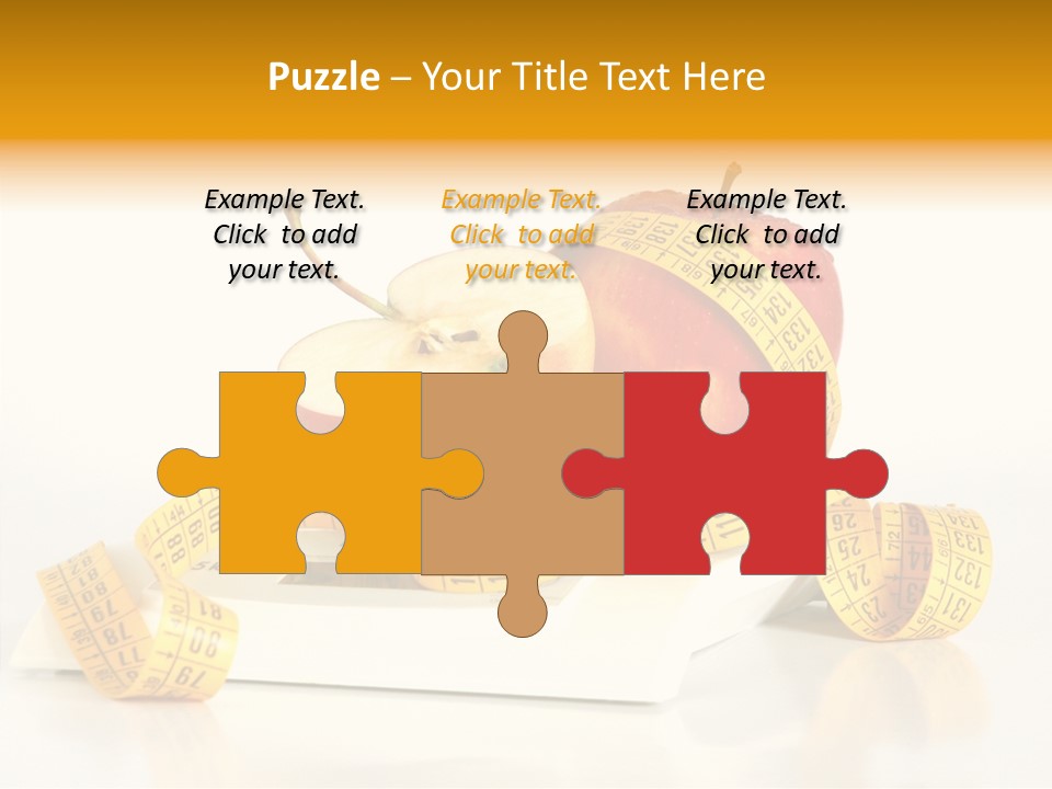 Diet Lens Measure PowerPoint Template