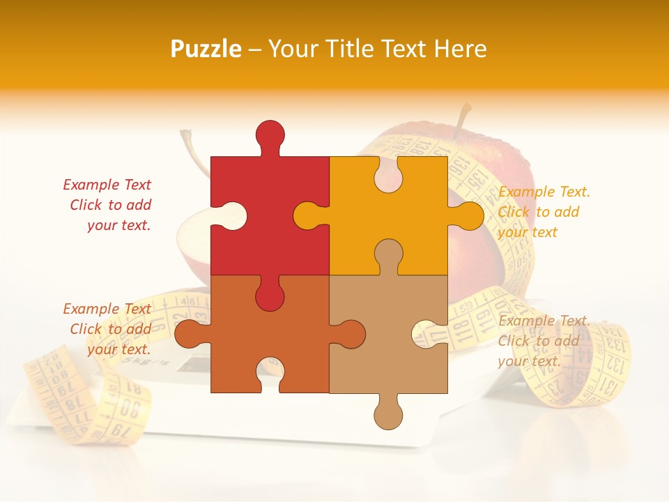 Diet Lens Measure PowerPoint Template