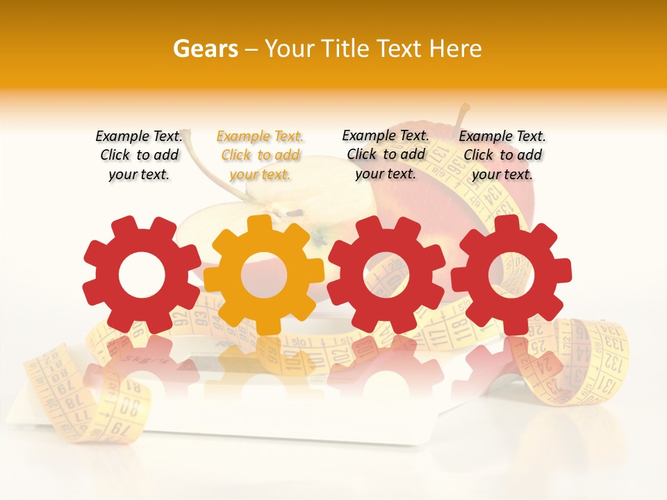 Diet Lens Measure PowerPoint Template