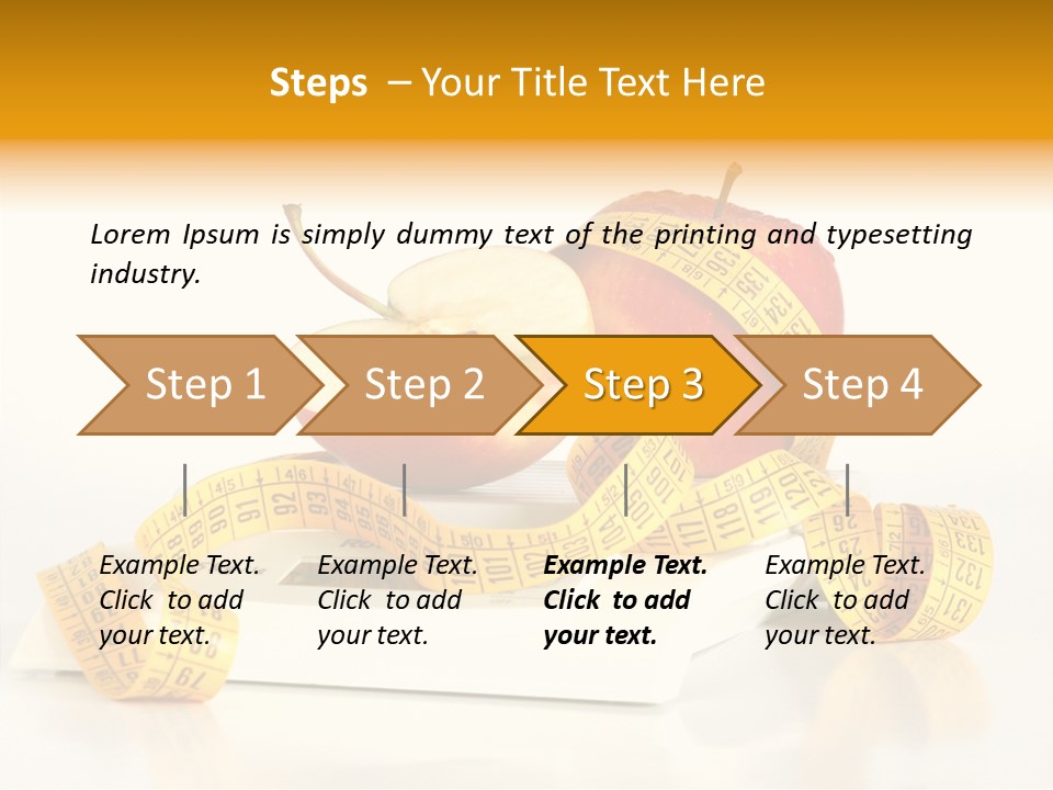 Diet Lens Measure PowerPoint Template