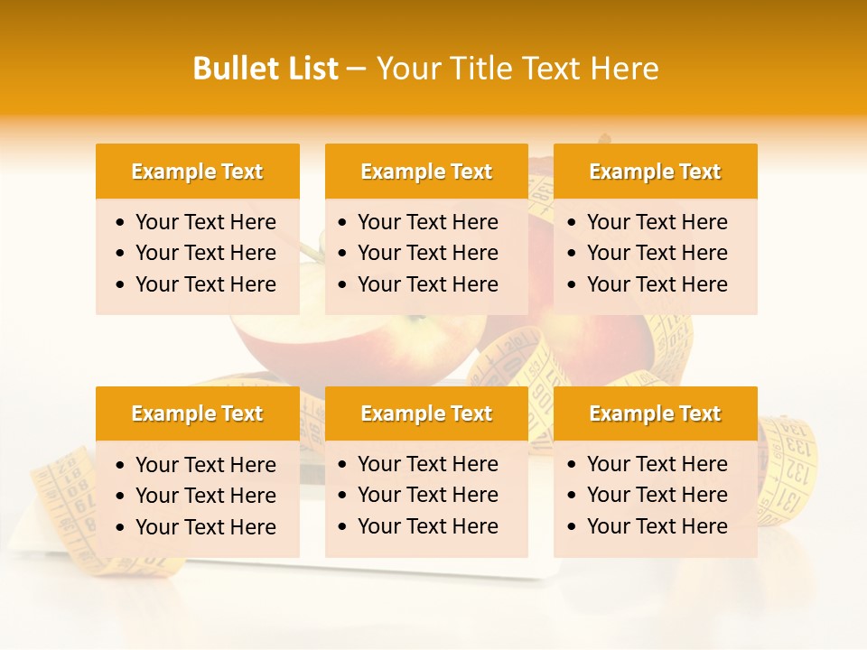 Diet Lens Measure PowerPoint Template