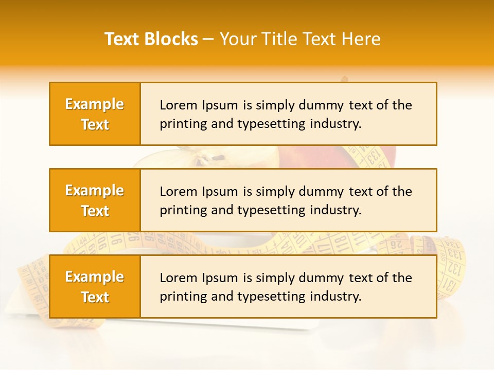 Diet Lens Measure PowerPoint Template