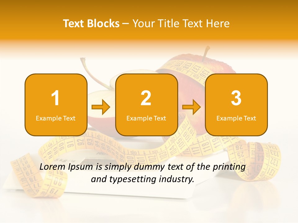 Diet Lens Measure PowerPoint Template