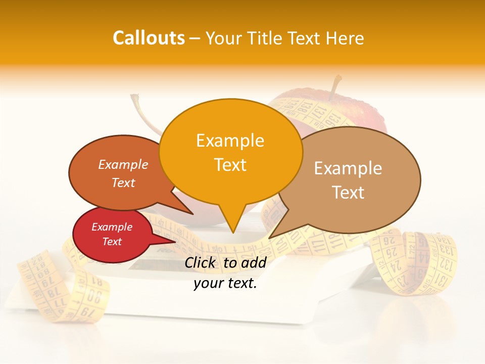 Diet Lens Measure PowerPoint Template
