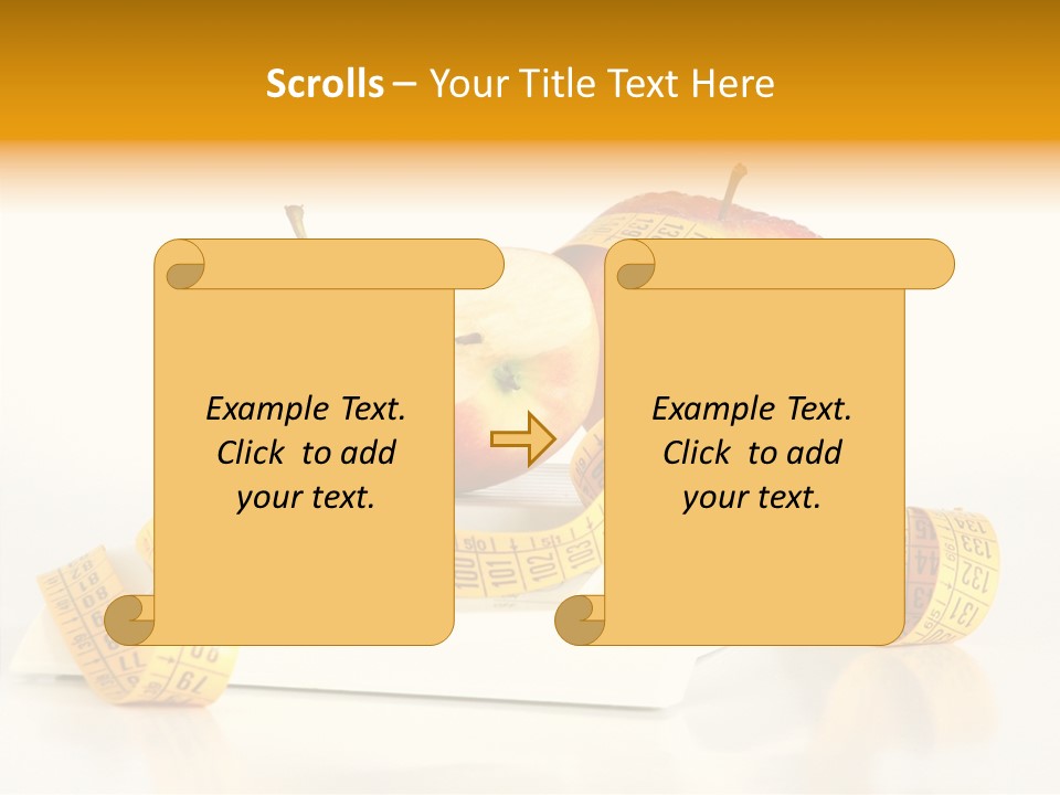 Diet Lens Measure PowerPoint Template