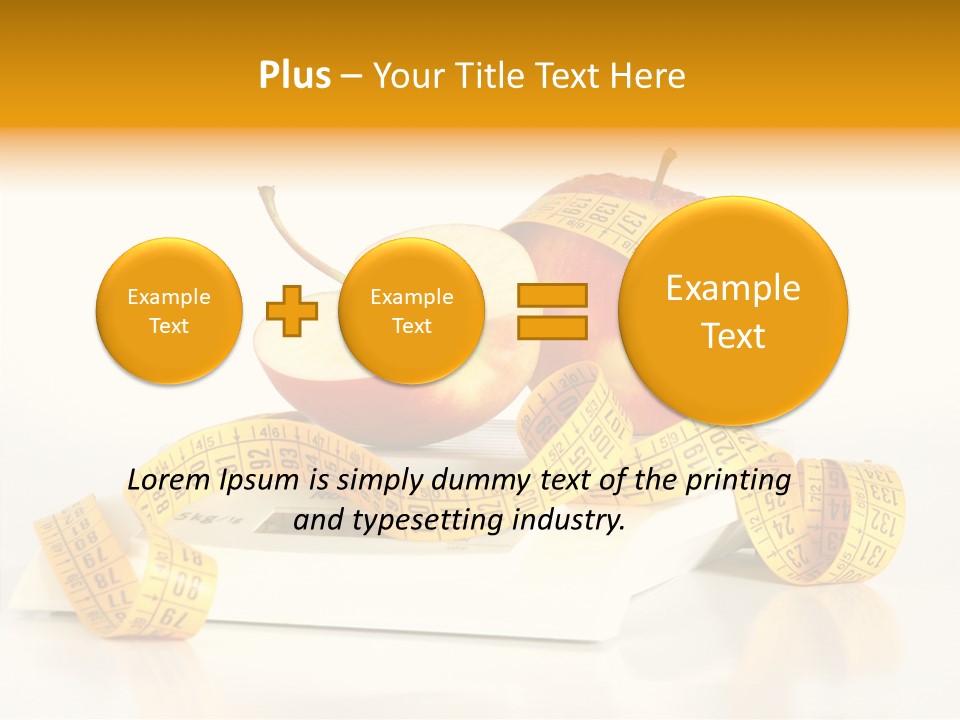 Diet Lens Measure PowerPoint Template