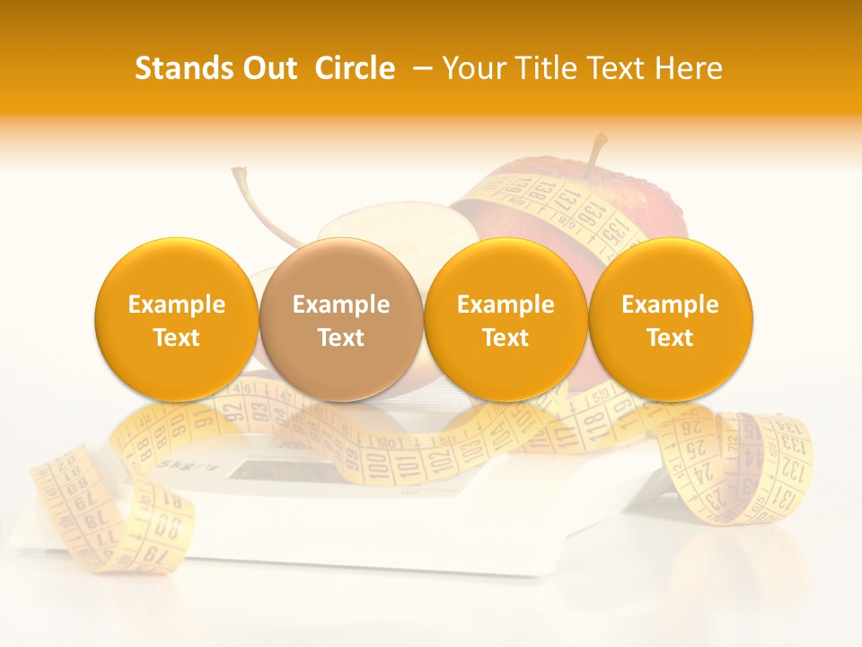 Diet Lens Measure PowerPoint Template