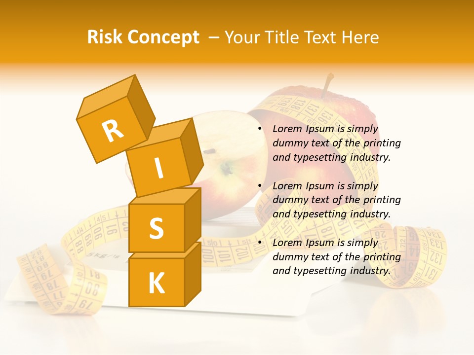 Diet Lens Measure PowerPoint Template