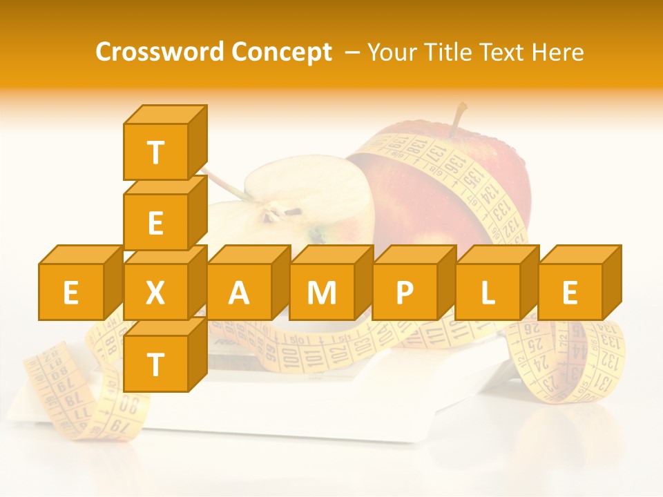 Diet Lens Measure PowerPoint Template