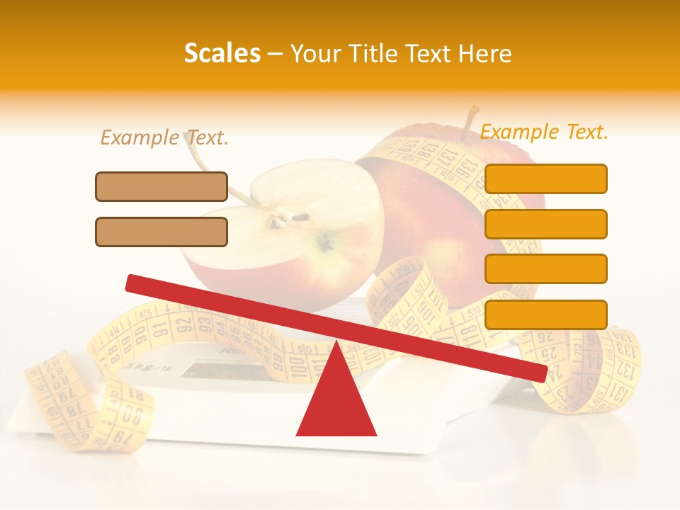 Diet Lens Measure PowerPoint Template