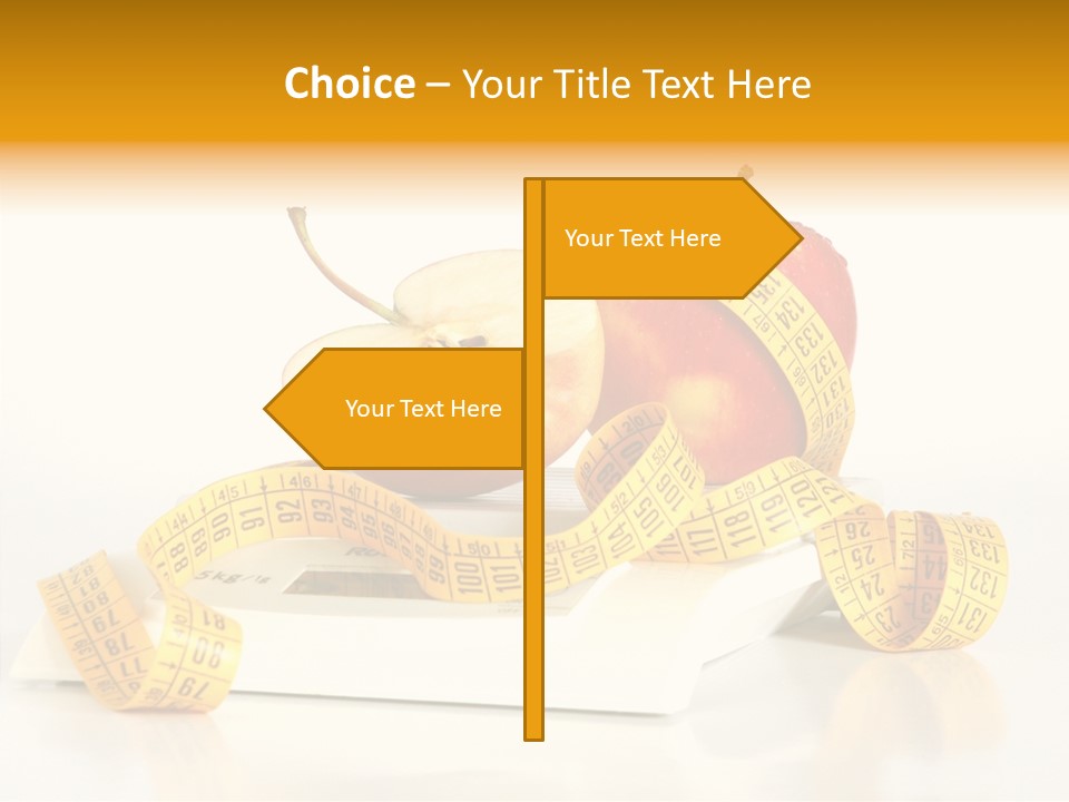 Diet Lens Measure PowerPoint Template