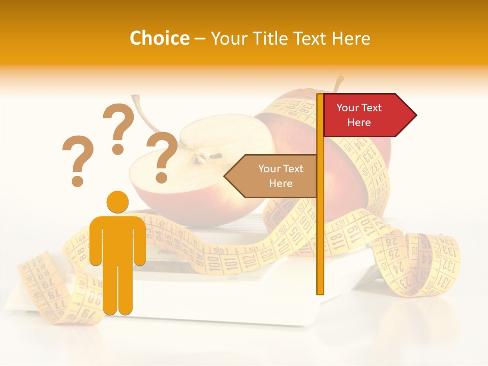 Diet Lens Measure PowerPoint Template