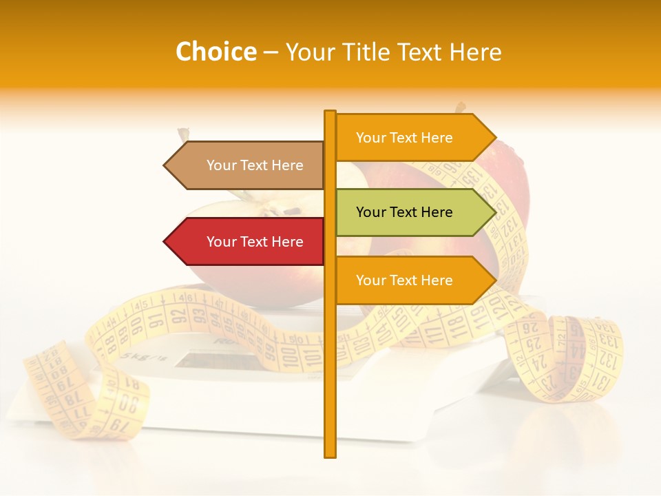 Diet Lens Measure PowerPoint Template