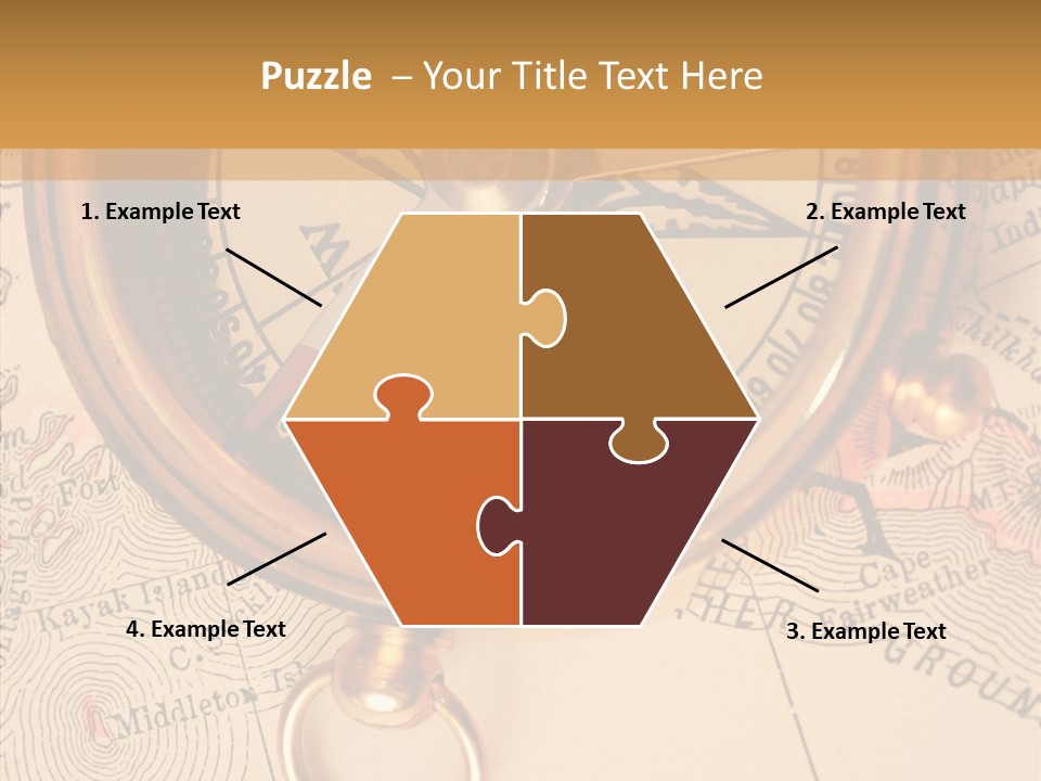 Travel Map Way PowerPoint Template