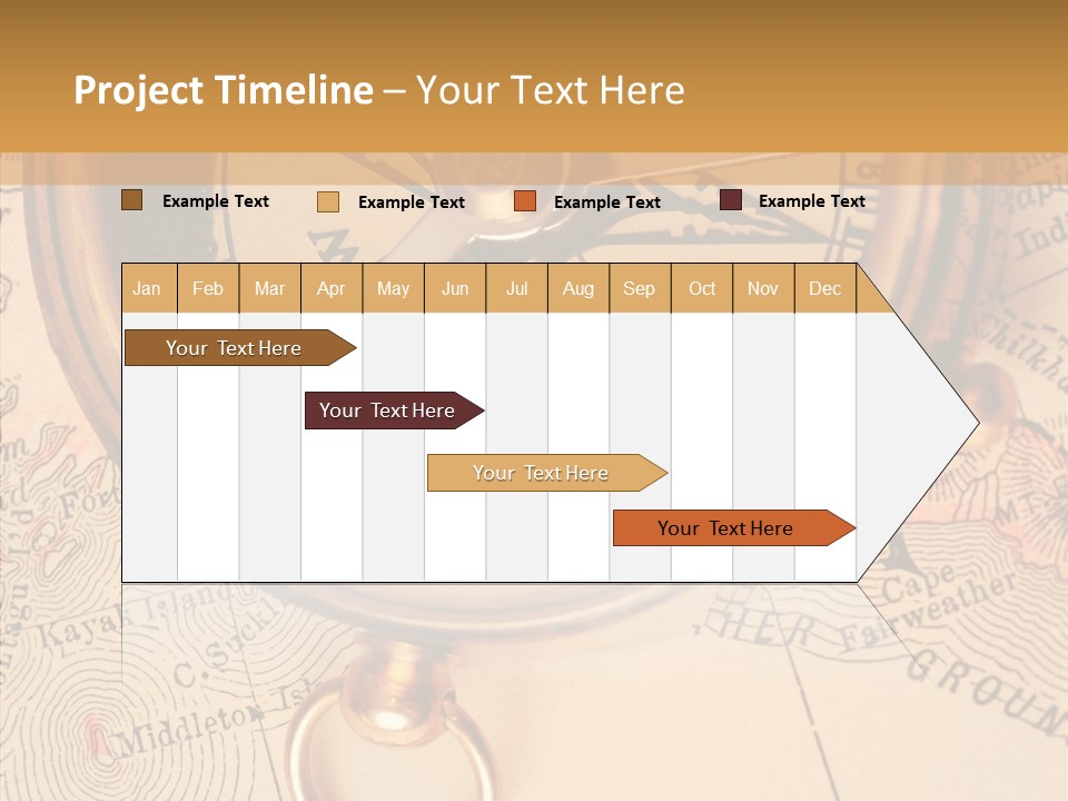 Travel Map Way PowerPoint Template