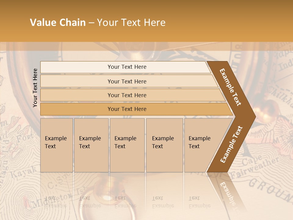 Travel Map Way PowerPoint Template