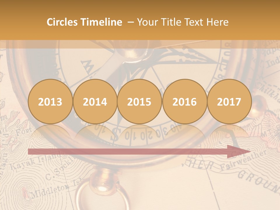 Travel Map Way PowerPoint Template