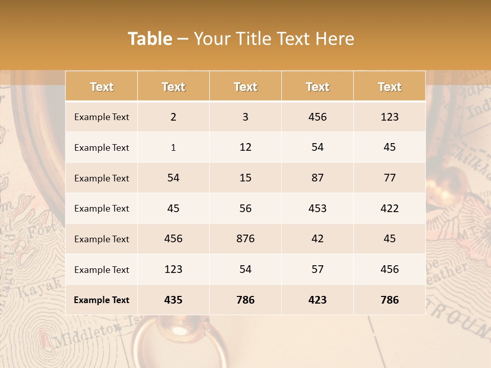 Travel Map Way PowerPoint Template