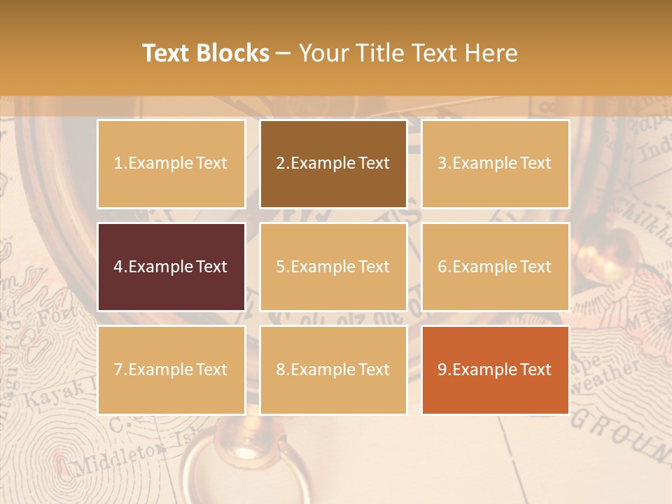 Travel Map Way PowerPoint Template