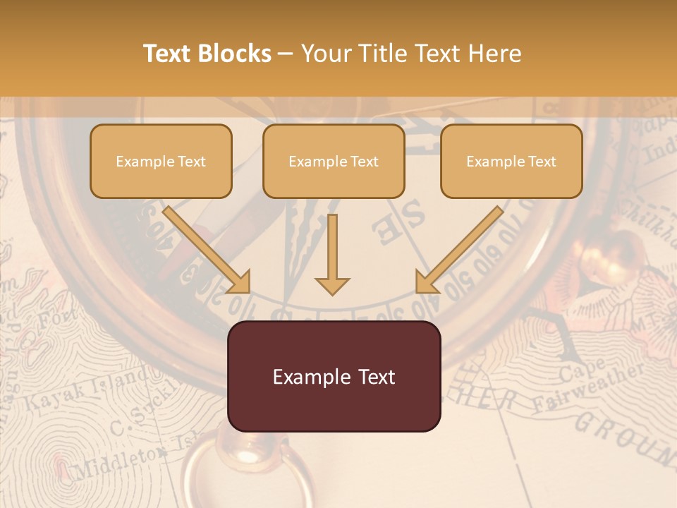Travel Map Way PowerPoint Template