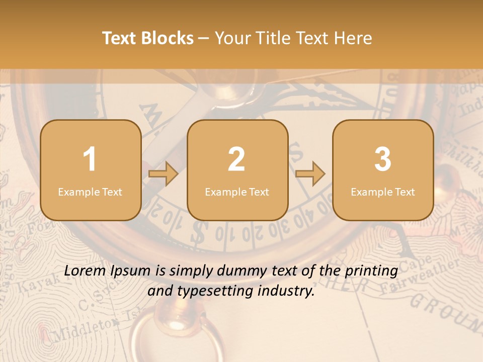 Travel Map Way PowerPoint Template
