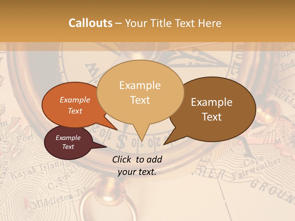 Travel Map Way PowerPoint Template