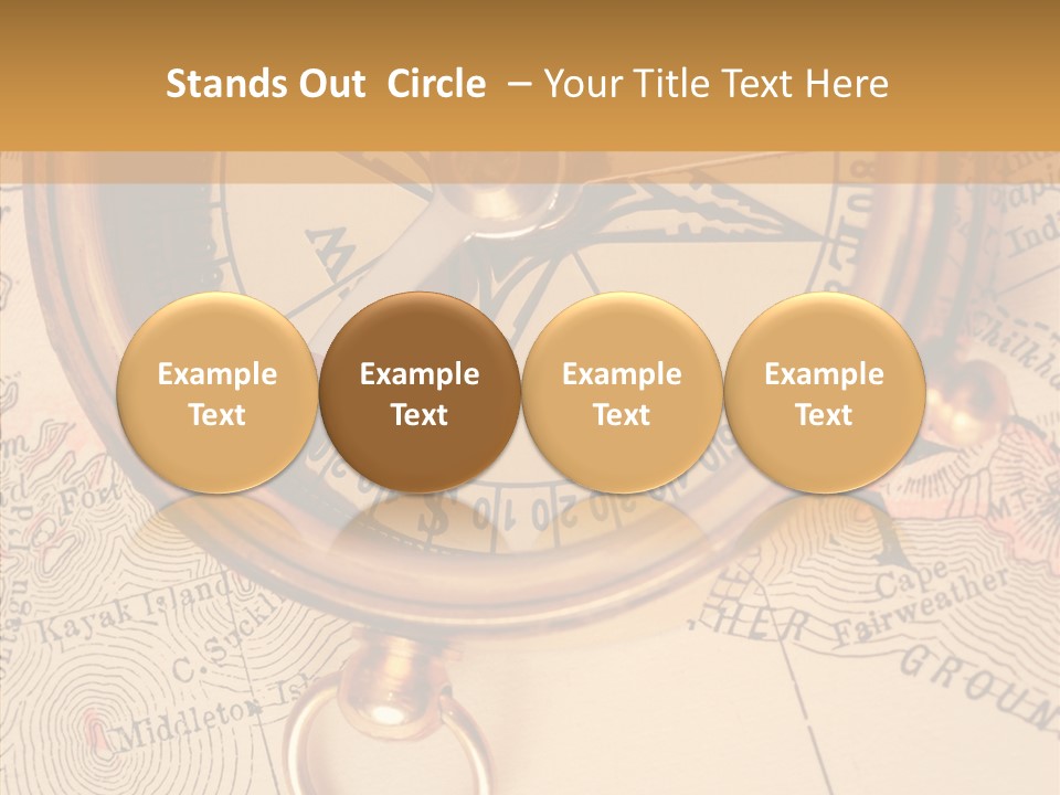 Travel Map Way PowerPoint Template