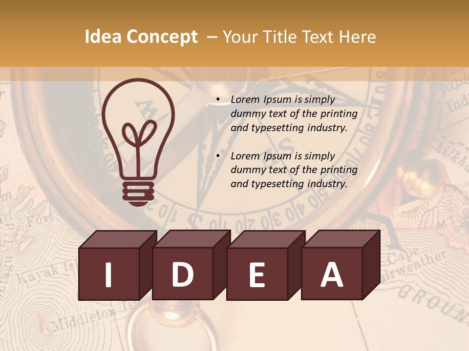 Travel Map Way PowerPoint Template