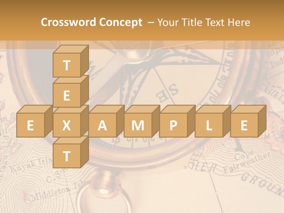 Travel Map Way PowerPoint Template