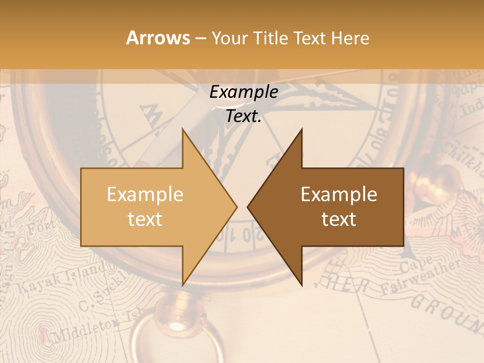 Travel Map Way PowerPoint Template