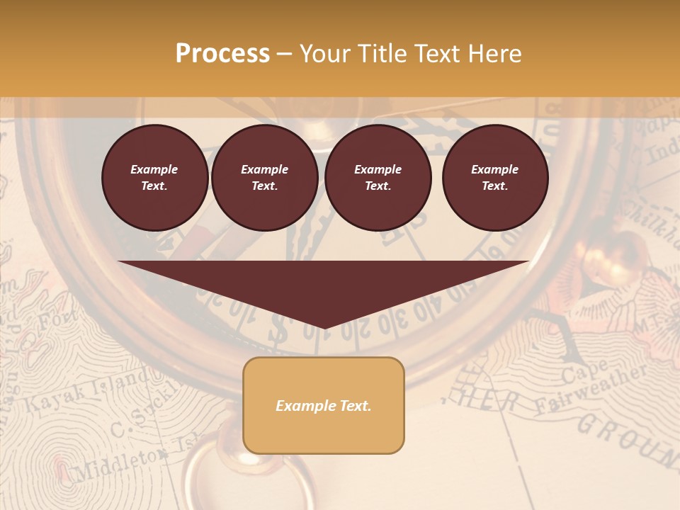 Travel Map Way PowerPoint Template