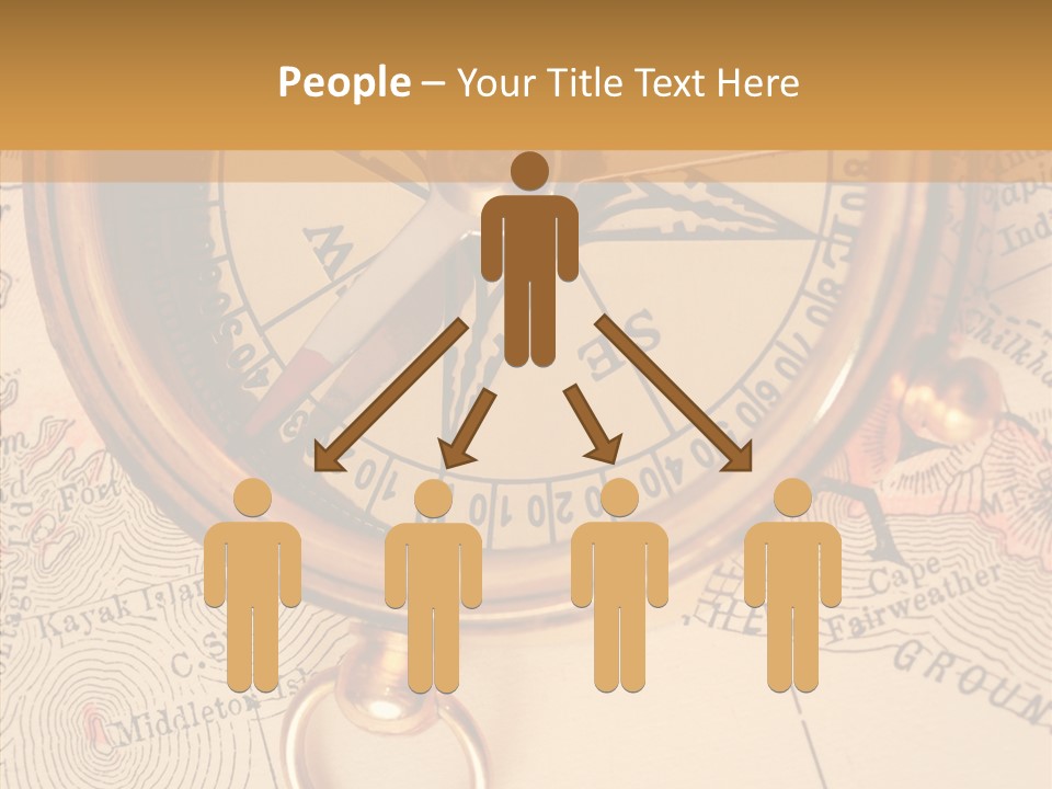 Travel Map Way PowerPoint Template