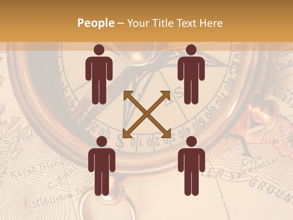 Travel Map Way PowerPoint Template