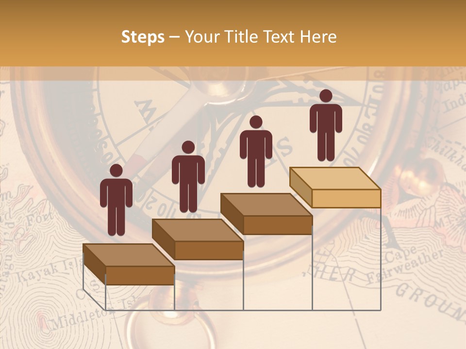 Travel Map Way PowerPoint Template