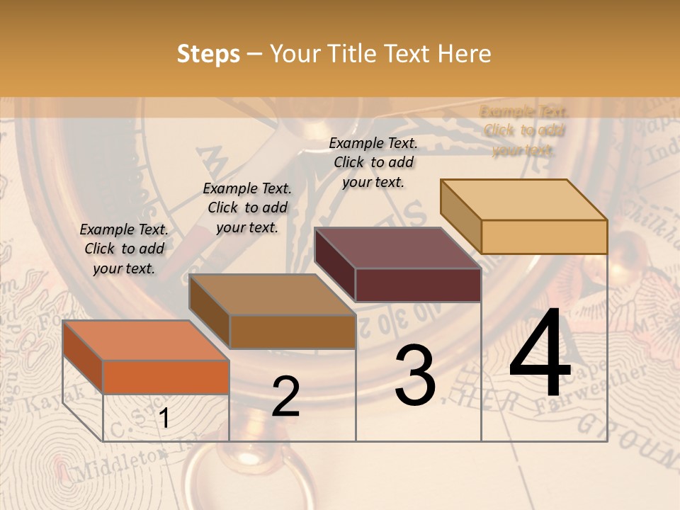 Travel Map Way PowerPoint Template