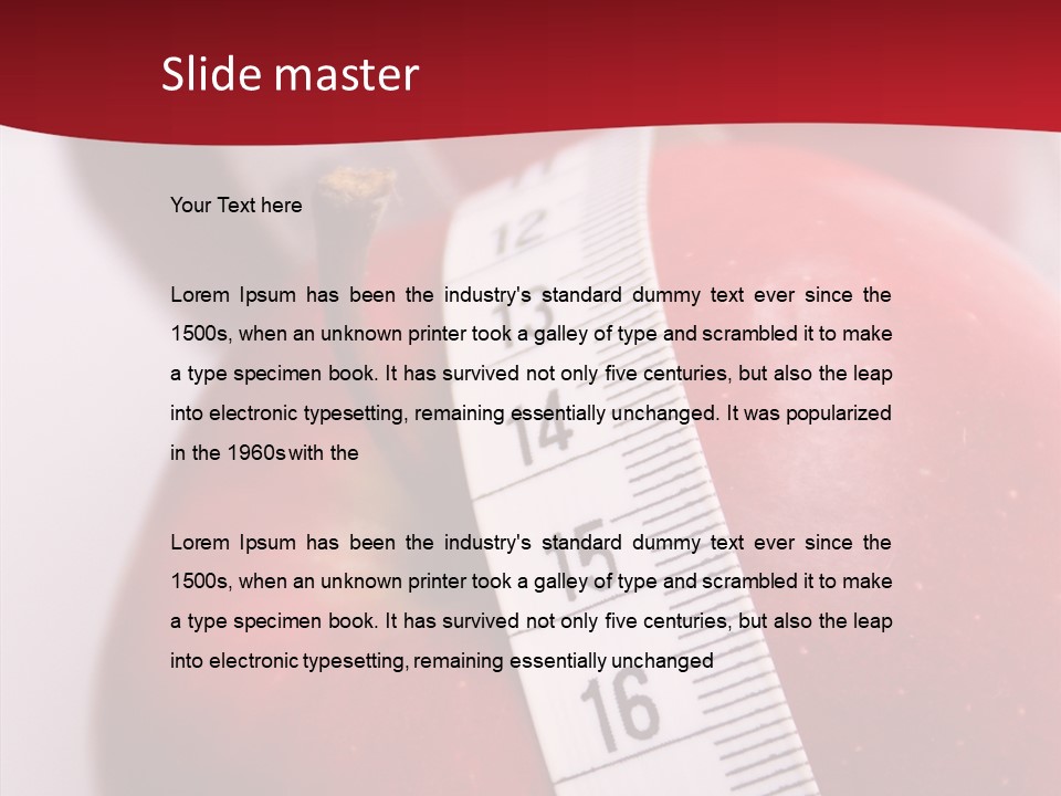 Shape Slimming Nature PowerPoint Template