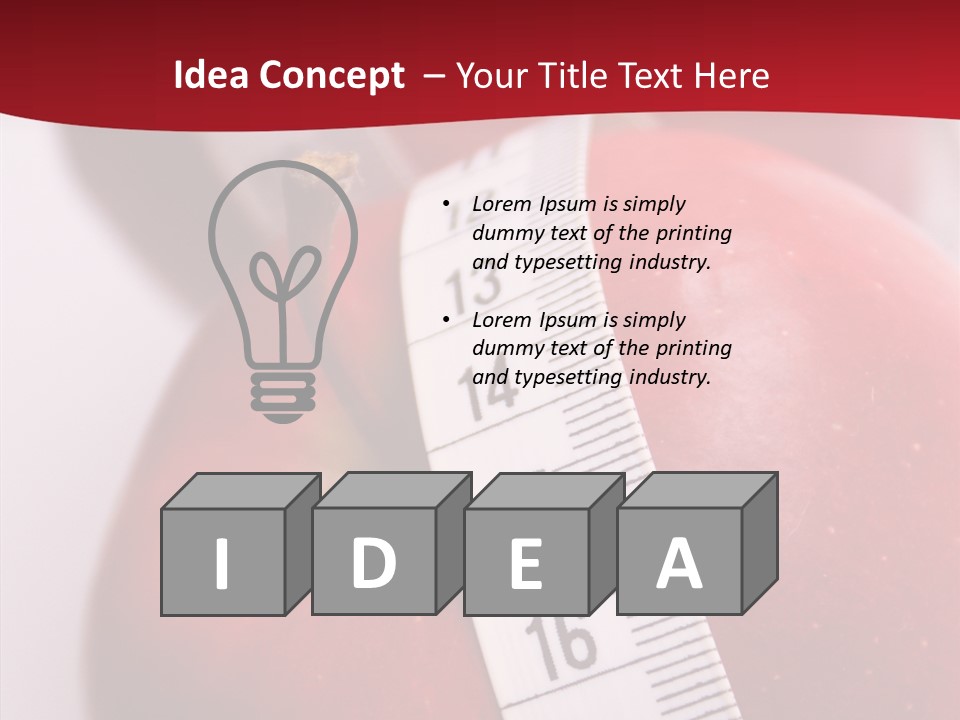 Shape Slimming Nature PowerPoint Template