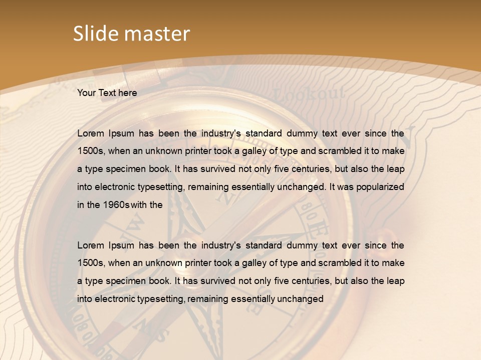 Magnify Navigation Search PowerPoint Template