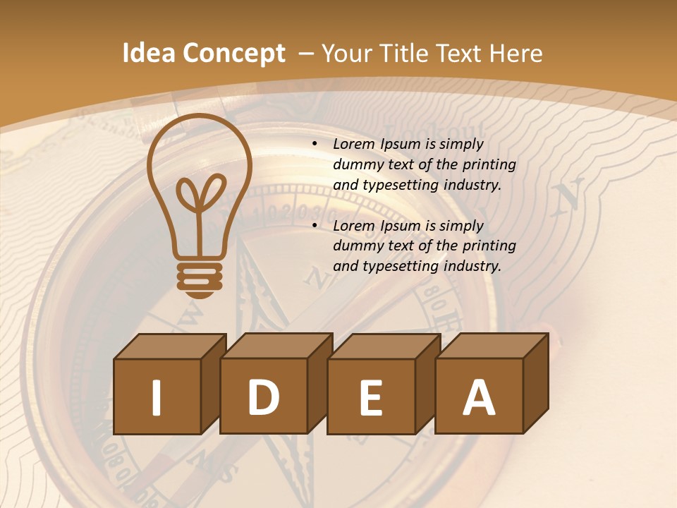 Magnify Navigation Search PowerPoint Template