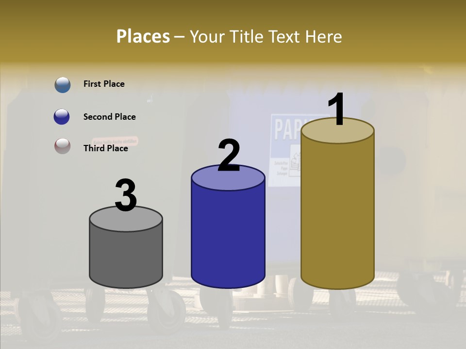 Blue Green Garbage PowerPoint Template