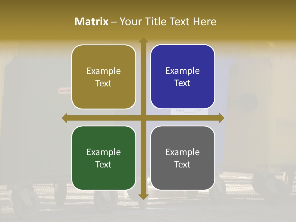 Blue Green Garbage PowerPoint Template