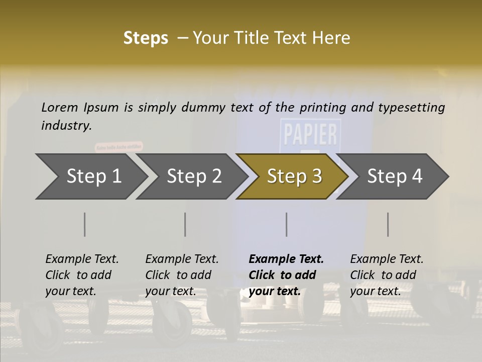Blue Green Garbage PowerPoint Template
