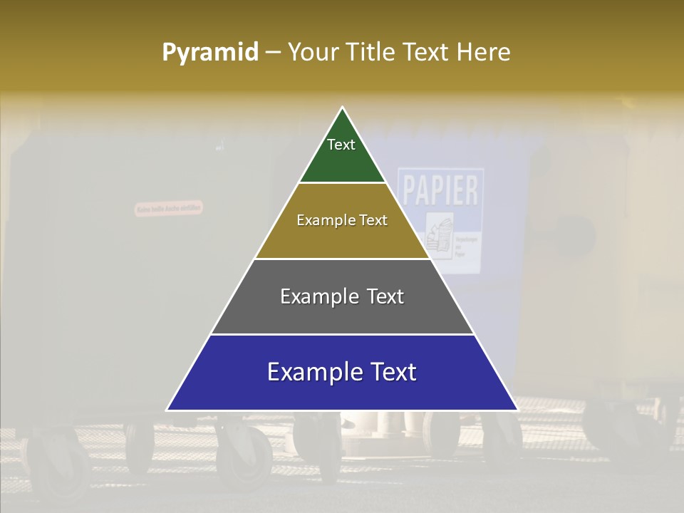 Blue Green Garbage PowerPoint Template